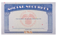 Blank Social Security card