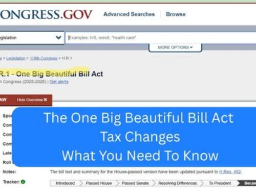 One Big Beautiful Bill Tax Changes
